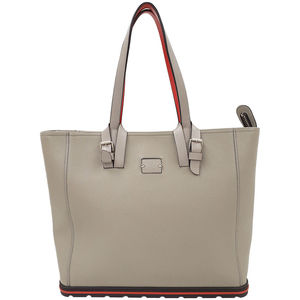 Christian Louboutin Kabaika Tote Bag Gray Red